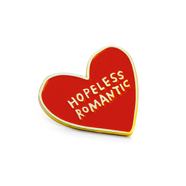 "Hopeless Romantic" Pin